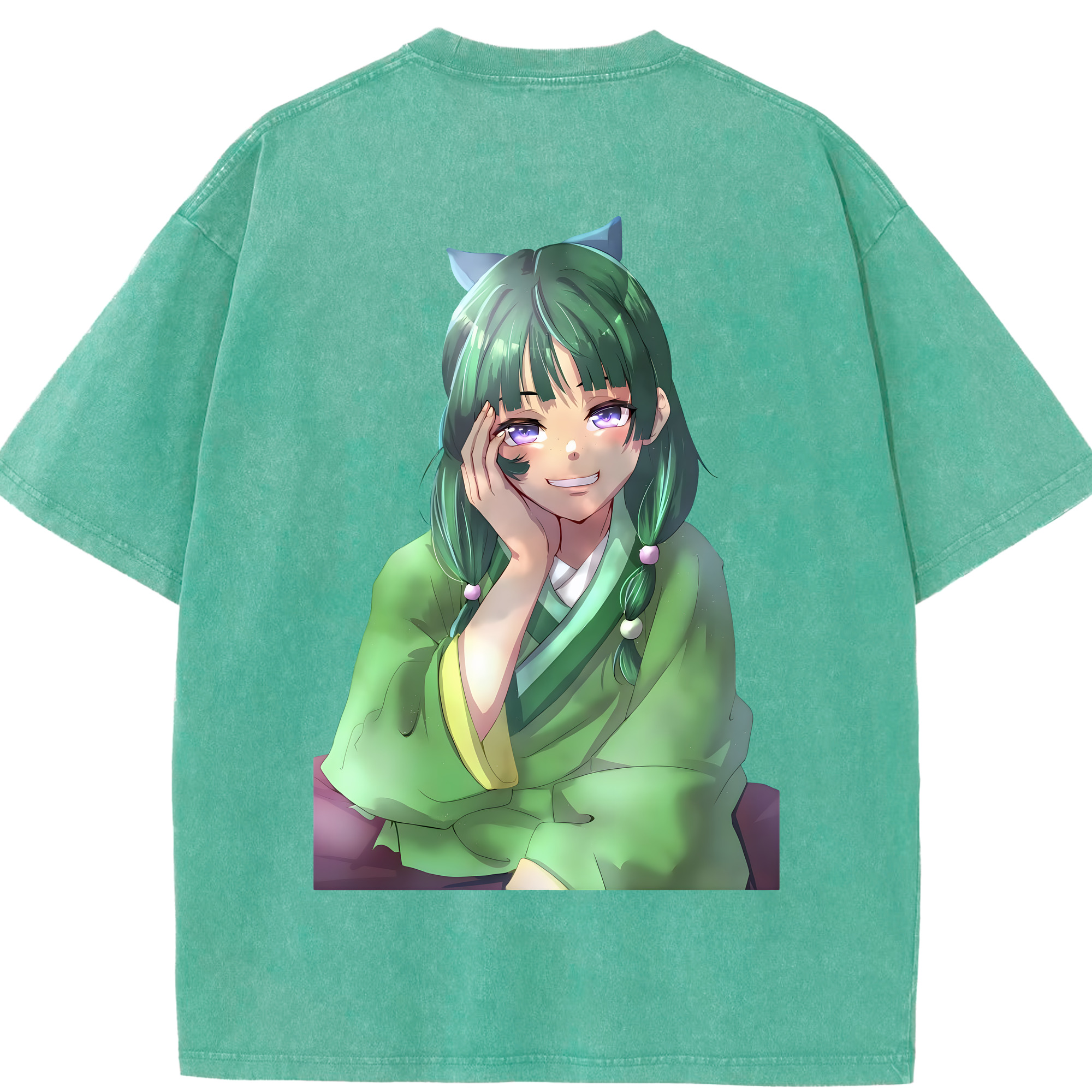 （画像用） 薬屋のひとりごと The Apothecary Diaries 綿100% ヴィンテージ風 半袖Tシャツ（背面プリント）